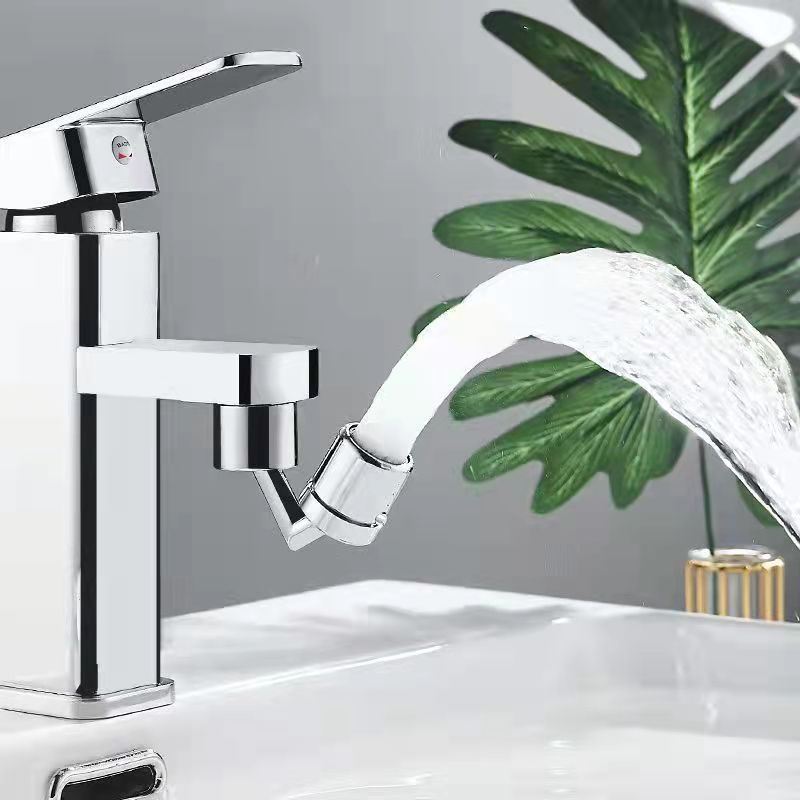 EW Dual Mode 720 Degree Rotating Faucet Splash Head Extender