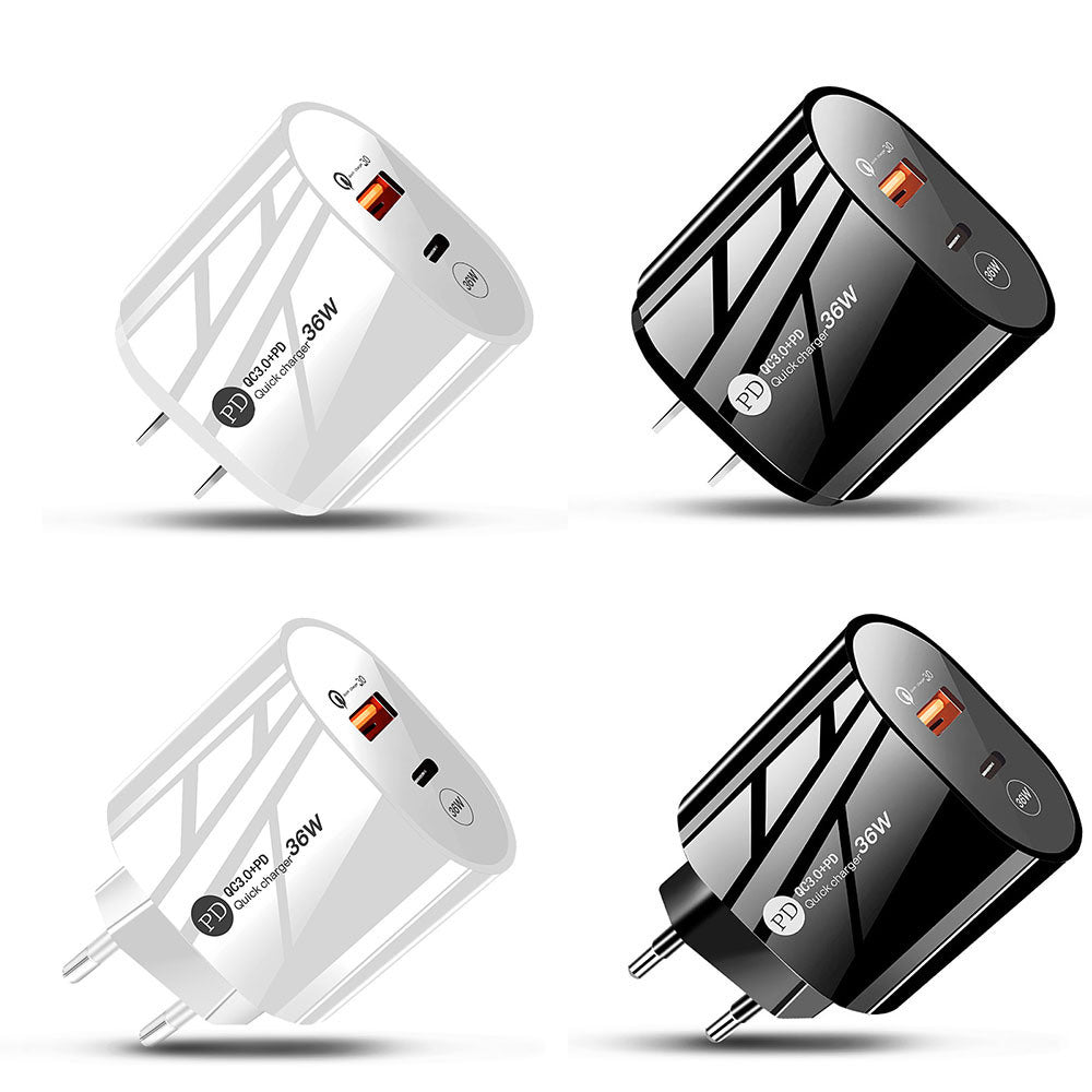 Applicable to Apple 13pd20w fast charging mobile phone fast charging head PD fast charging head usbA+C pd20w charger