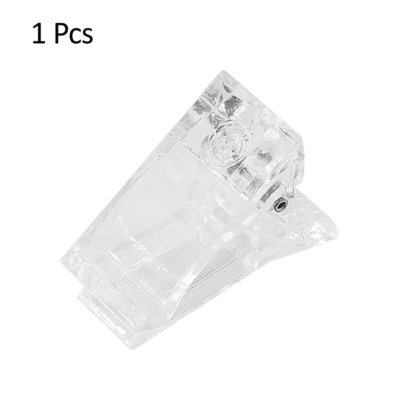 Acrylic Nail Clip Transparent Gel Quick Building Nail Tips Clips Fingernail Extension UV Clamps Manicuring Art Builder Tools Set