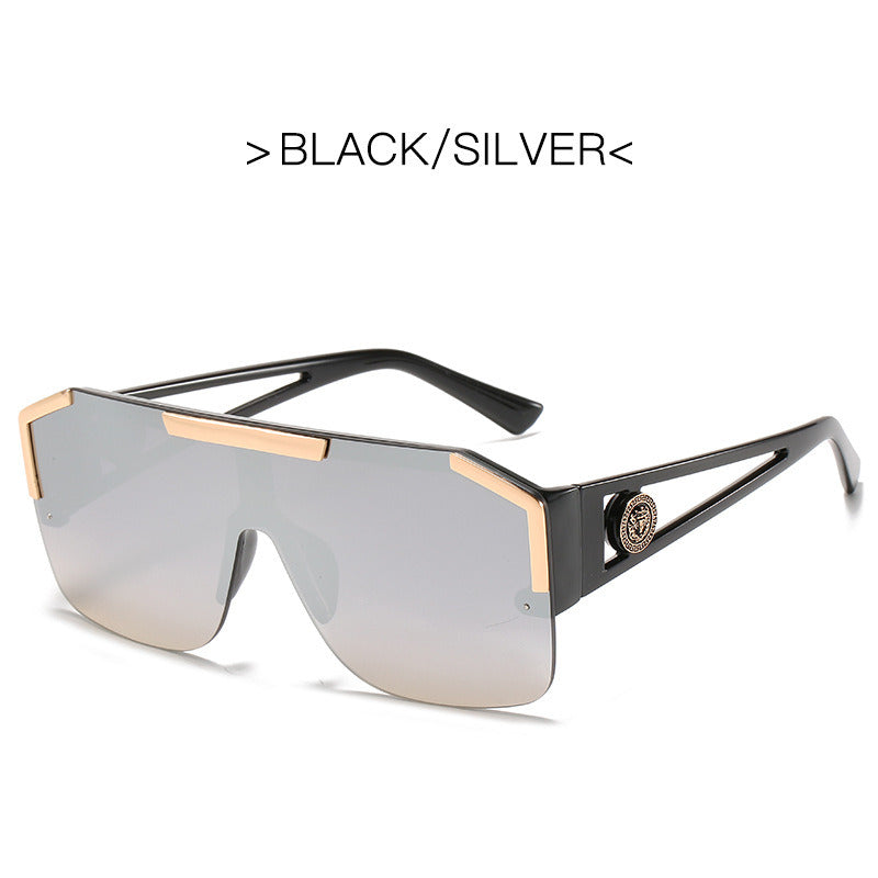 New Luxury Oversized Men Sunglasses Brand Designer Sun Glasses For Women Fashion Gradient Square Shades