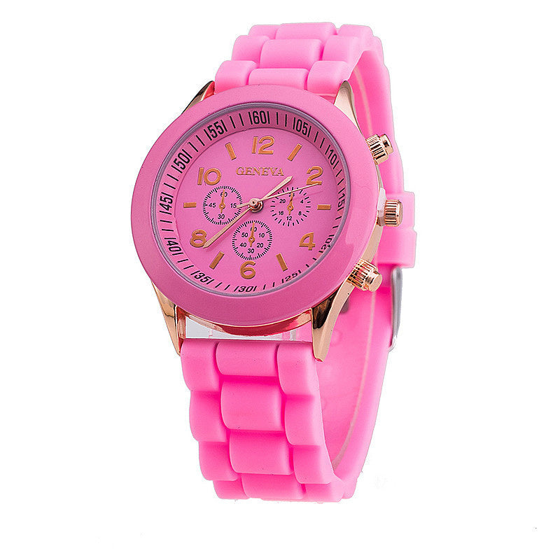 Luxury Women Watches Ultra-thin Quartz Watch Fashion Ladies Clock Pink Silicone Wristwatch relogio feminino