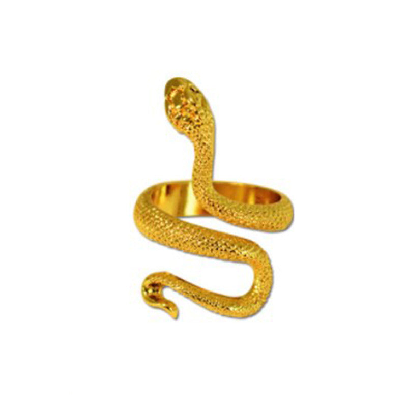 Daily Jewelry Make You Fashionable Stylish Personality Exaggerated Snake-shaped Retro Ring