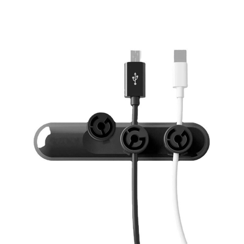 Popular simple fashion cable organizer magnetic data cable hub desktop finishing wire collector long line organizer