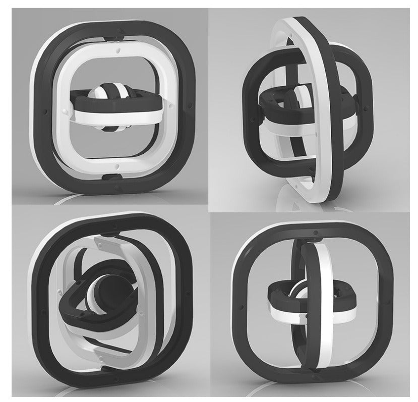 New 3D Infinite Flip Top Creative Fidget Spinner Finger Gyro Decompression Educational Toy