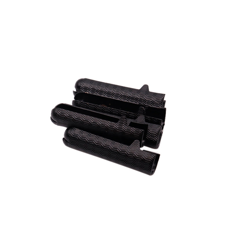 Weiou Manufacturer New Arrive  4*22mm Black Bullet Metal Aglets Support Custom Printed Logo On Head For Shoelaces