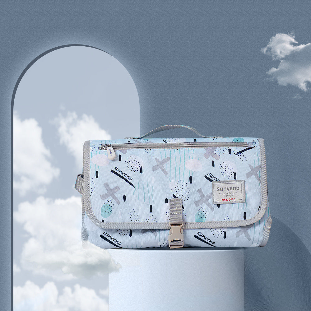 Sunveno Baby Changing Mat Portable Foldable Washable Waterproof Mattress Changing Pad Mats Reusable Travel Pad Diaper