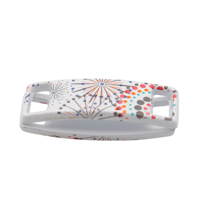 Weiou Manufacturer Shoe Accessories No Tie Free Shoelaces Metal Shoe Decoration Rectangular Arc Metal Shoe Buckle