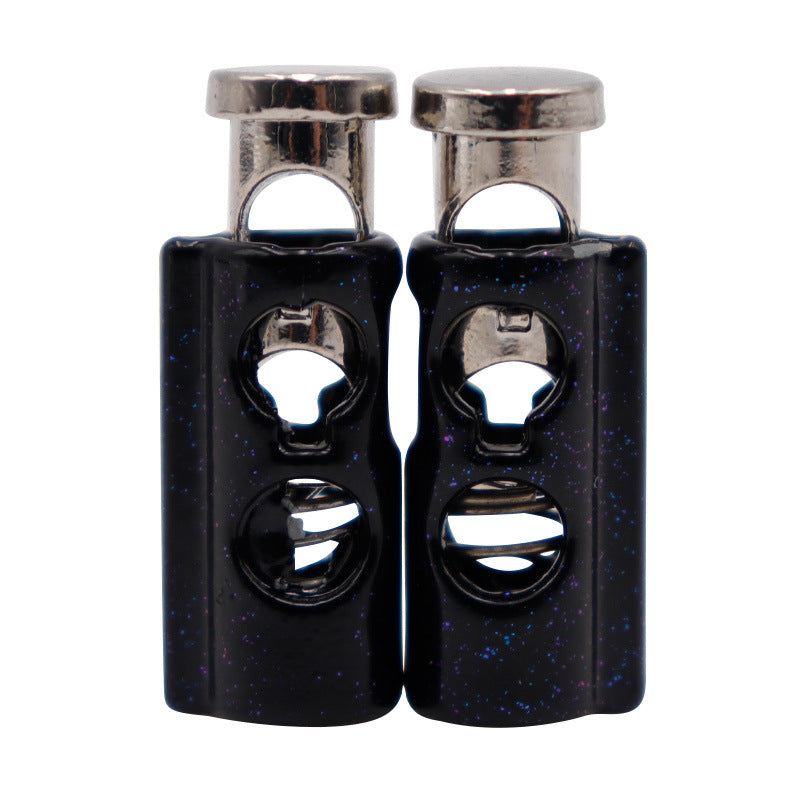 Weiou Factory Shoe Accessories High Quality No Tie Shoelace High Quality Metal Cylindrical Lace Buckle