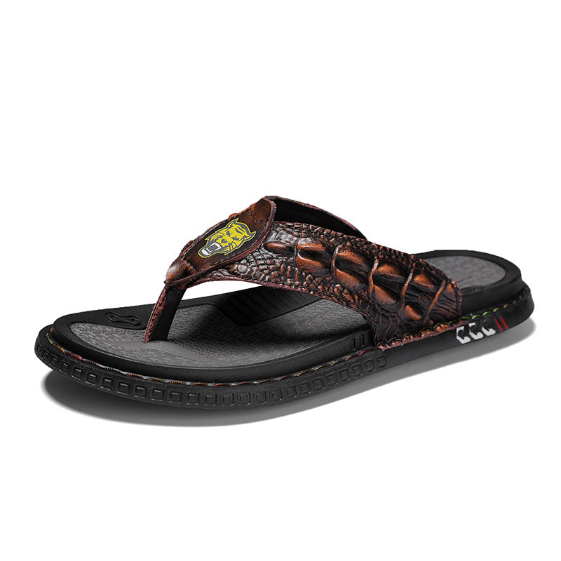 Men's summer new large size flip-flops fashion casual sandals men