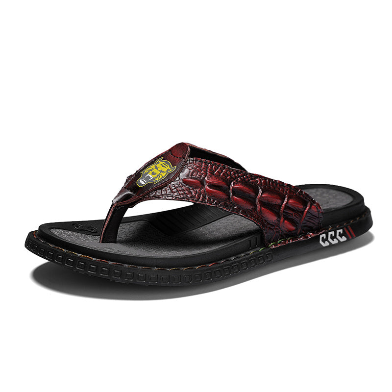 Men's summer new large size flip-flops fashion casual sandals men