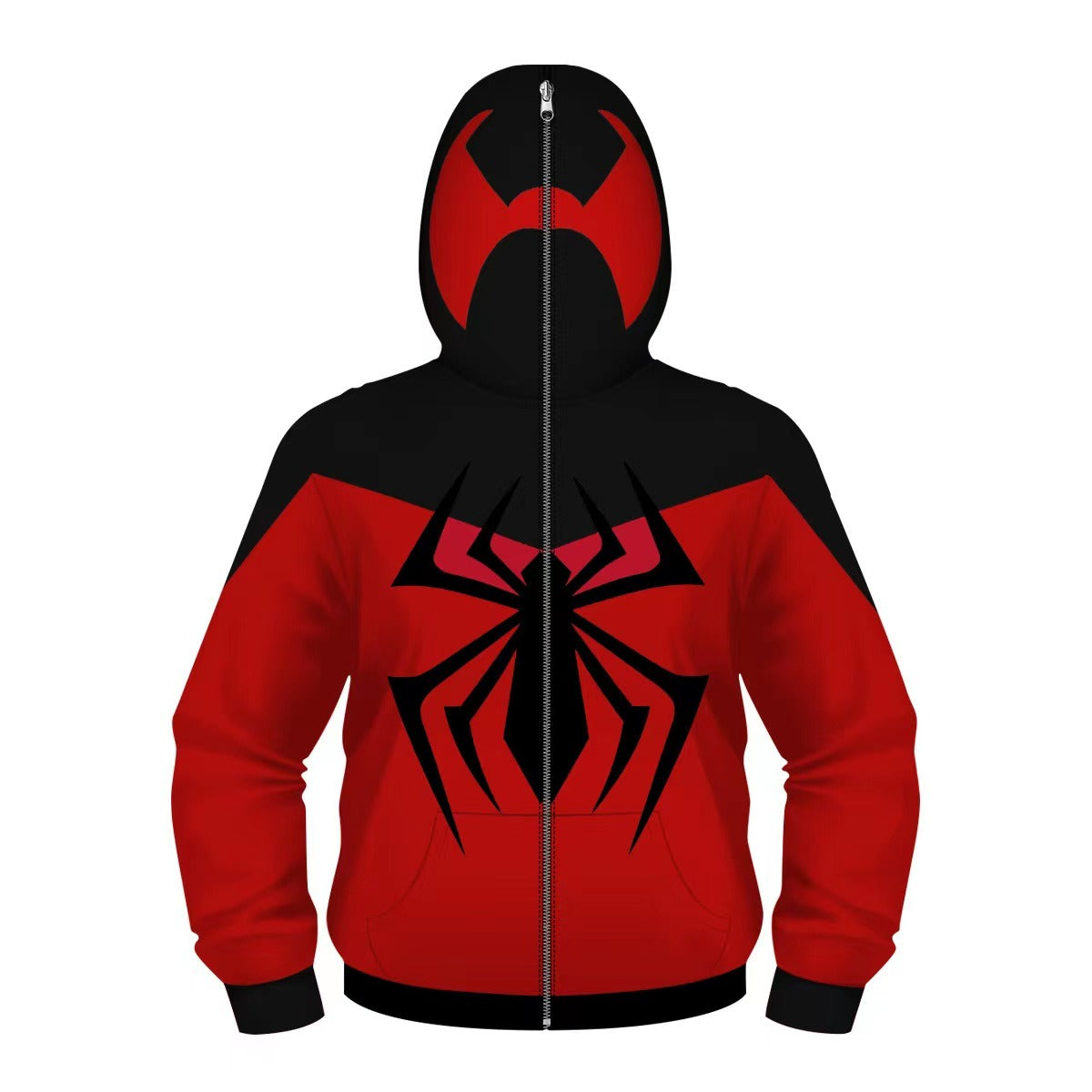 Kids Boy Spider-man Hoodies Hooded Zip Coat Jacket Top Outwear Fans Gift