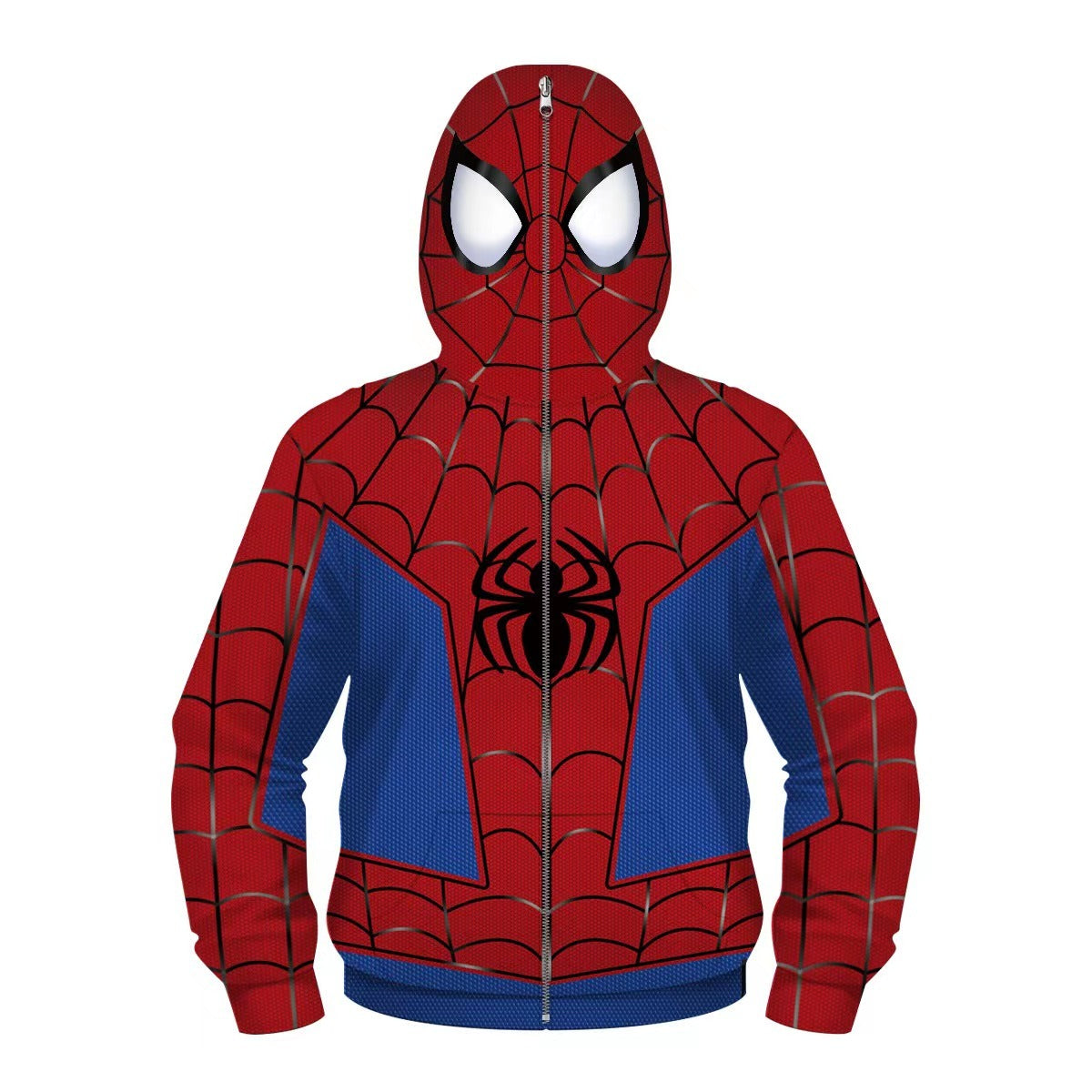 Kids Boy Spider-man Hoodies Hooded Zip Coat Jacket Top Outwear Fans Gift