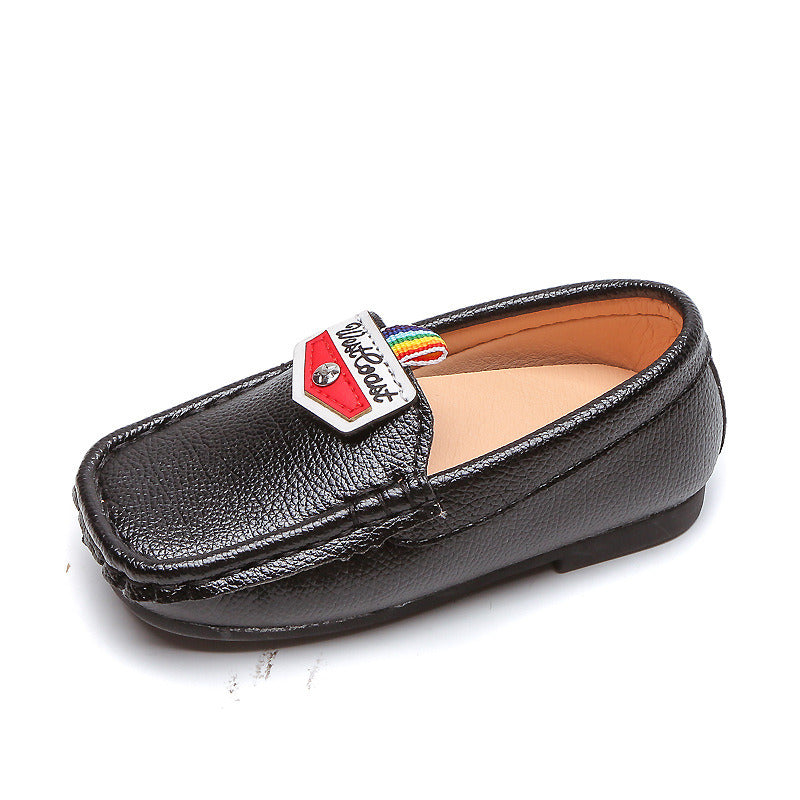 Boys Casual Leather Shoes for Little Kids Children School Formal Flats Loafers Slip-on Fashion 2022 Spring Brand New Classic Hot