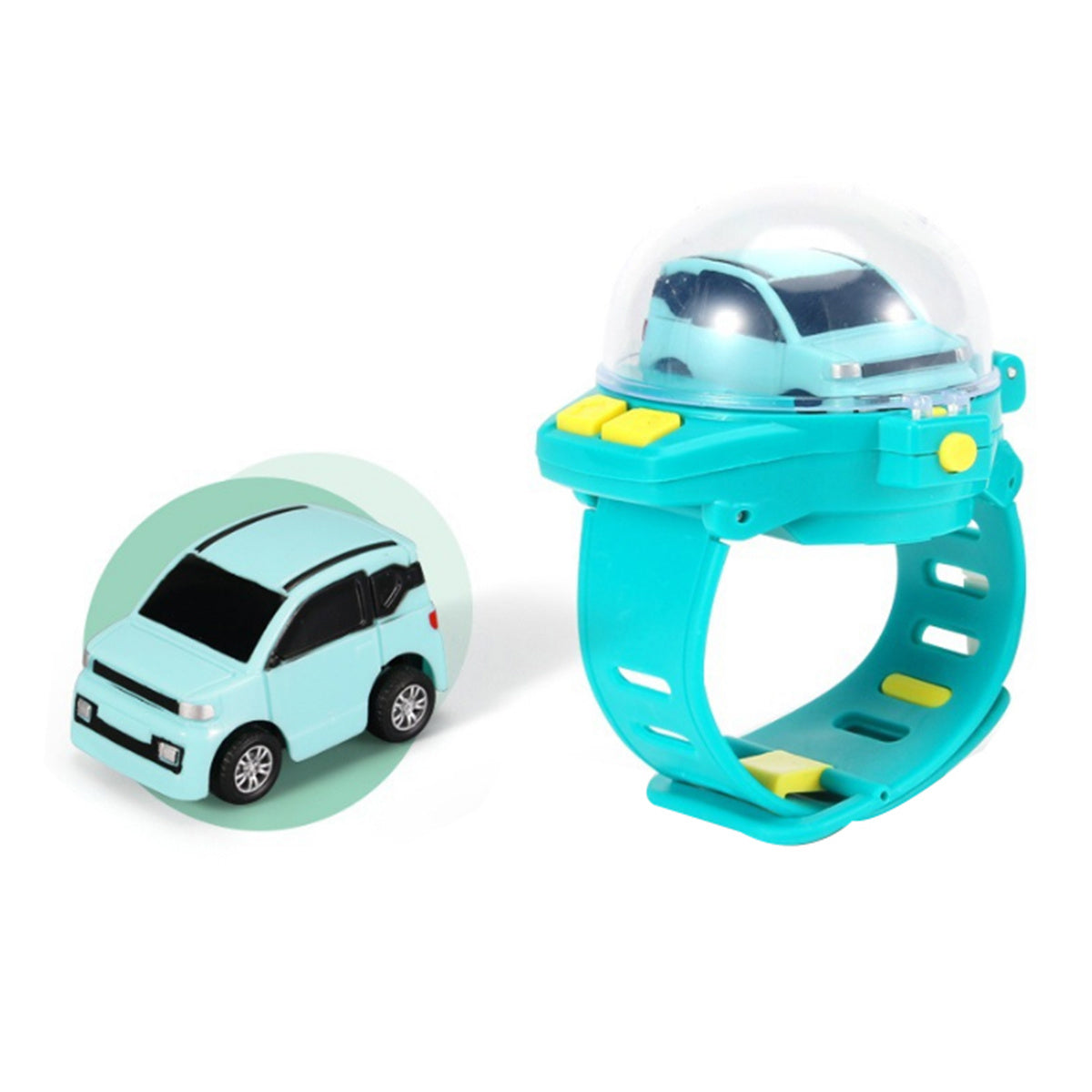 Mini RC Car Watch Toys,USB Charging Cartoon RC Car Gifts