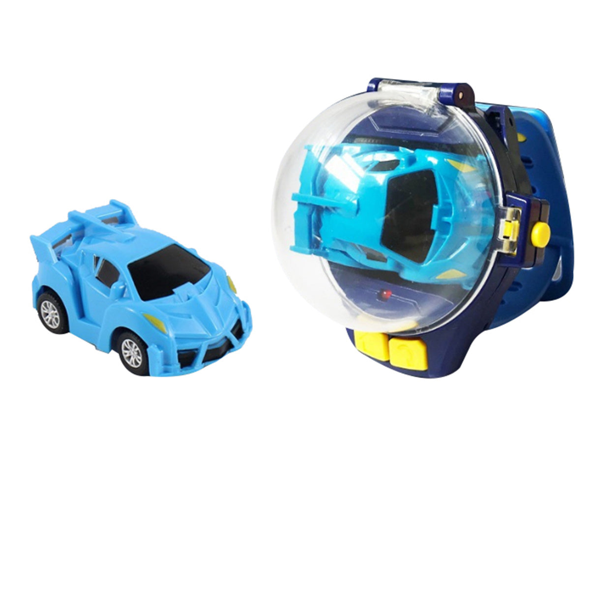 Mini RC Car Watch Toys,USB Charging Cartoon RC Car Gifts