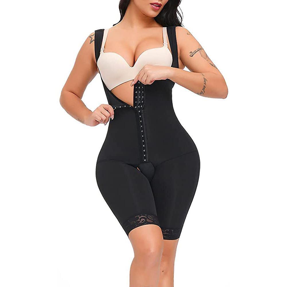 Shapewear Bodysuit For Women, Waist Trainer Butt Lifter Thigh Slimmer Full Body Shaper