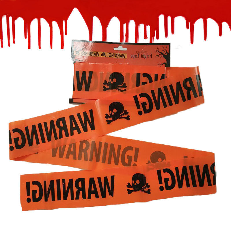 Halloween Cordon Disposable Environmental Halloween Scary Decorations