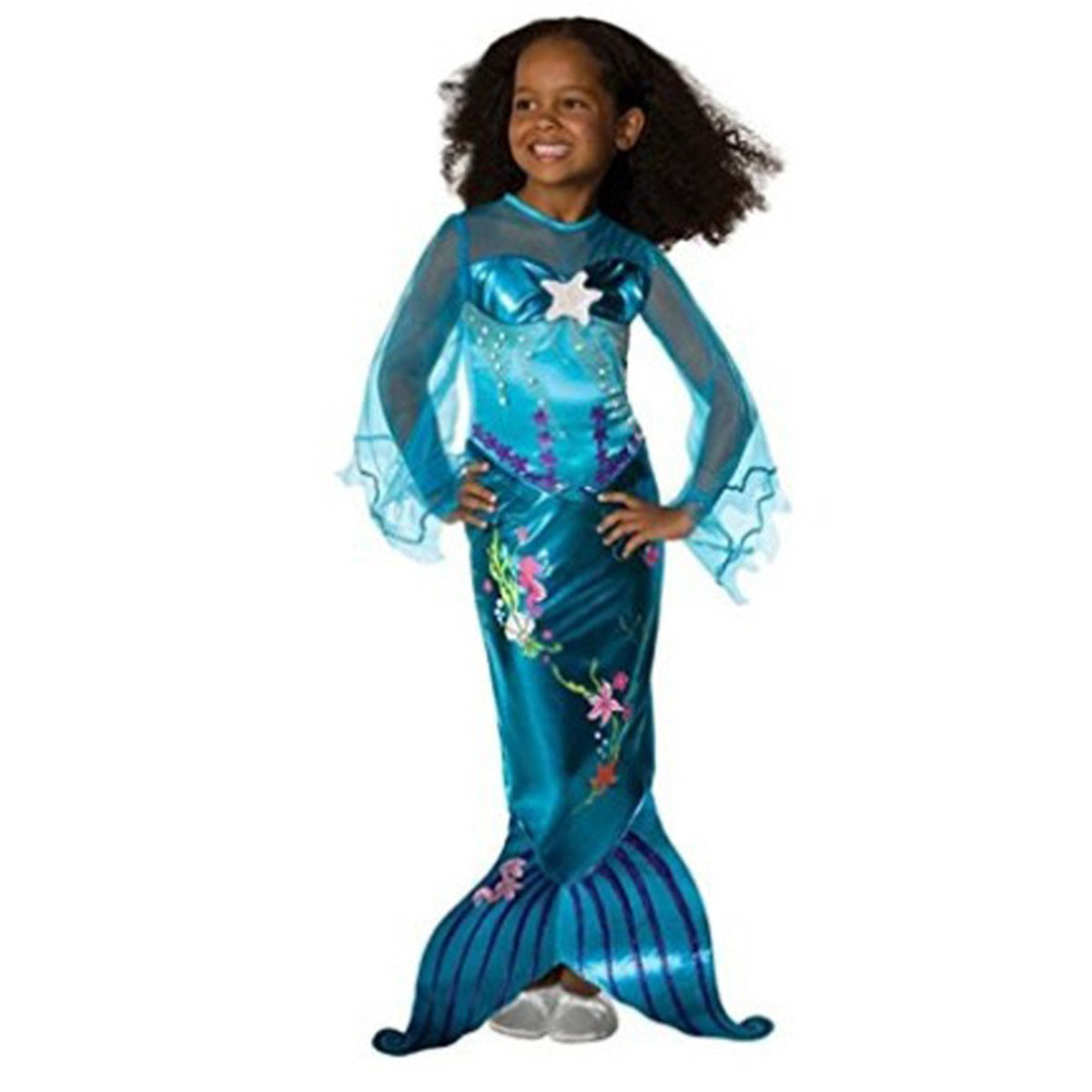 Mermaid Princess Dress Cosplay Party Costume Girl's Dress Sets