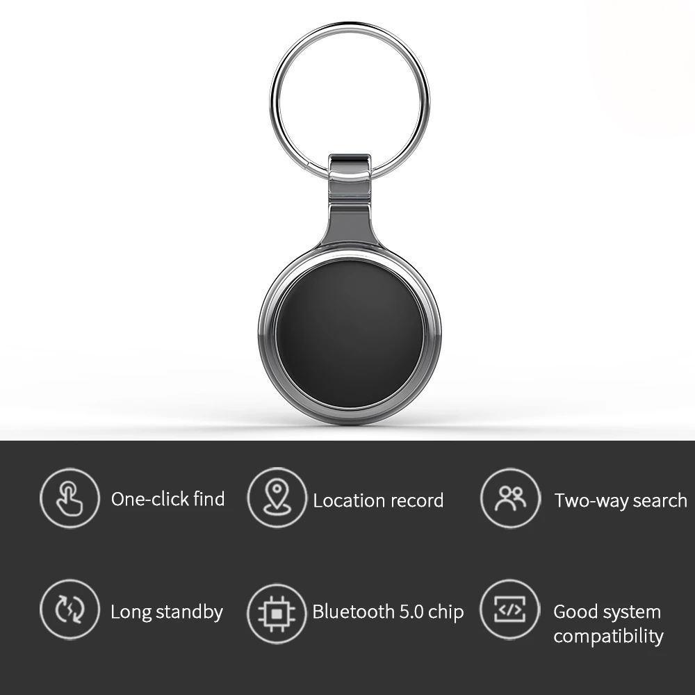 Bluetooth anti-loss device mobile phone key locator bidirectional finder Doodle chip intelligent products-BLACK
