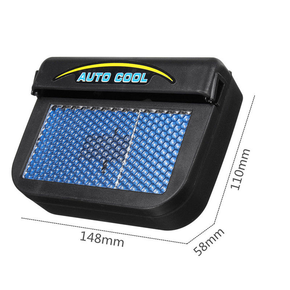 Solar Powered Auto Car Window Auto Air Vent Ventilation Fan Air Vent Radiator with Rubber Strip Ventilation System