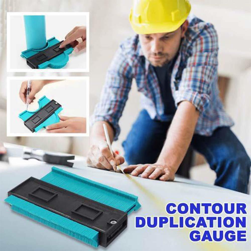 Irregular Contour Meter Curved Ruler Plastic Instrument Profile Proportion Template Curvature Tiled Laminate Universal Hand Tools
