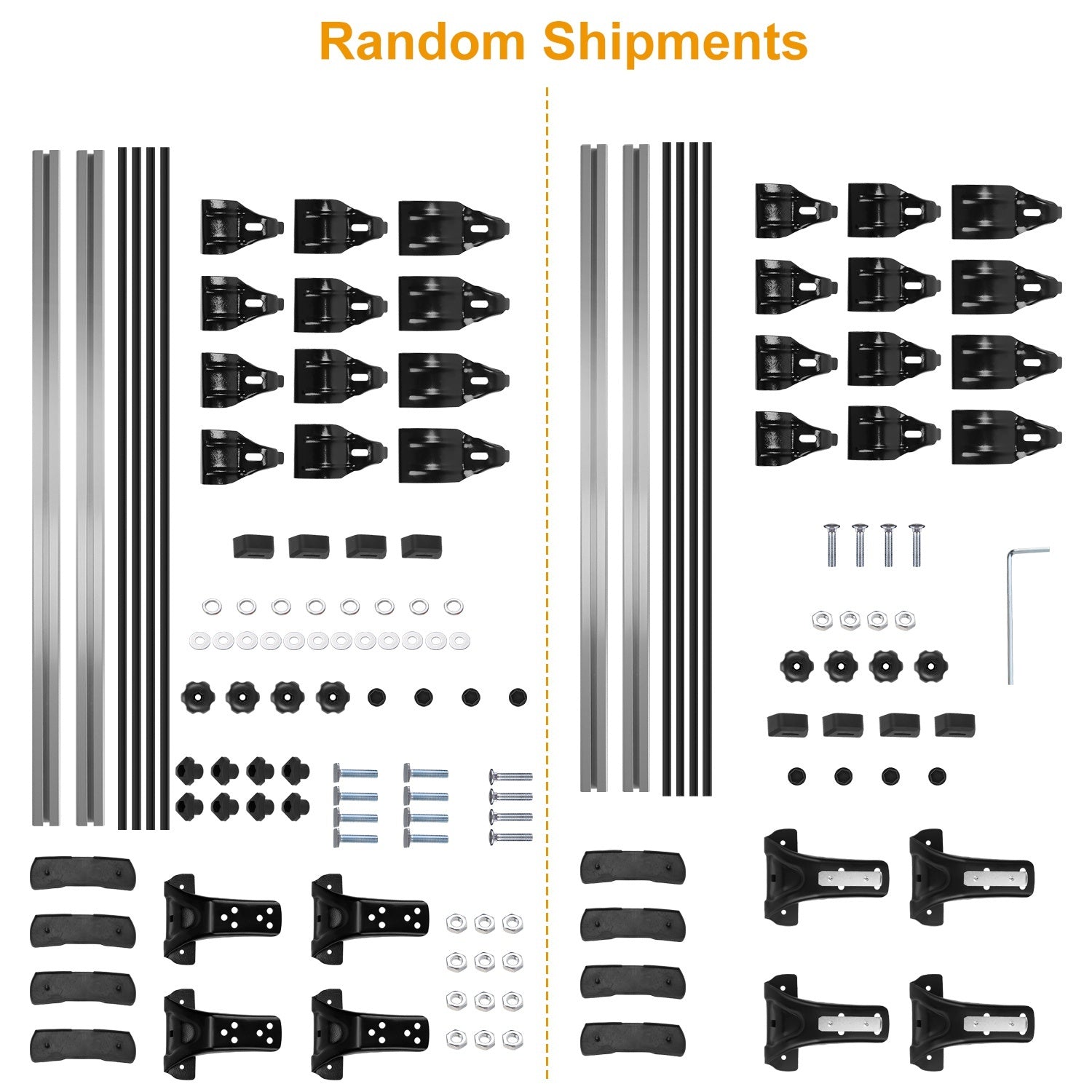 47.24in Universal Top Roof Rack Cross Bar Cargo Carrier Aluminum Crossbar Rack with 165LBS Capacity Fit for Most Vehicle Wagon Car Without Roof Side R
