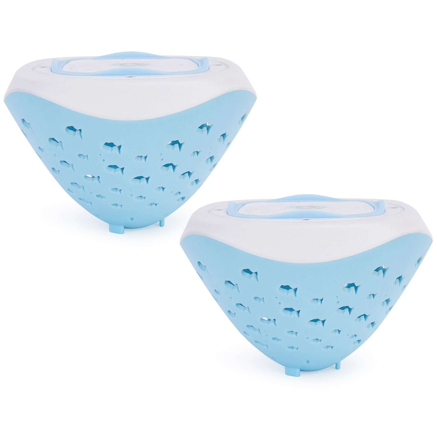 2Pcs Underwater Floating LED Light Colorful Fish Pattern 6 Lighting Modes Pool Lamp IP67 Waterproof Decorative Battery Powered Lights 80000Hrs Lifespan Party Pool Bathtub Decor