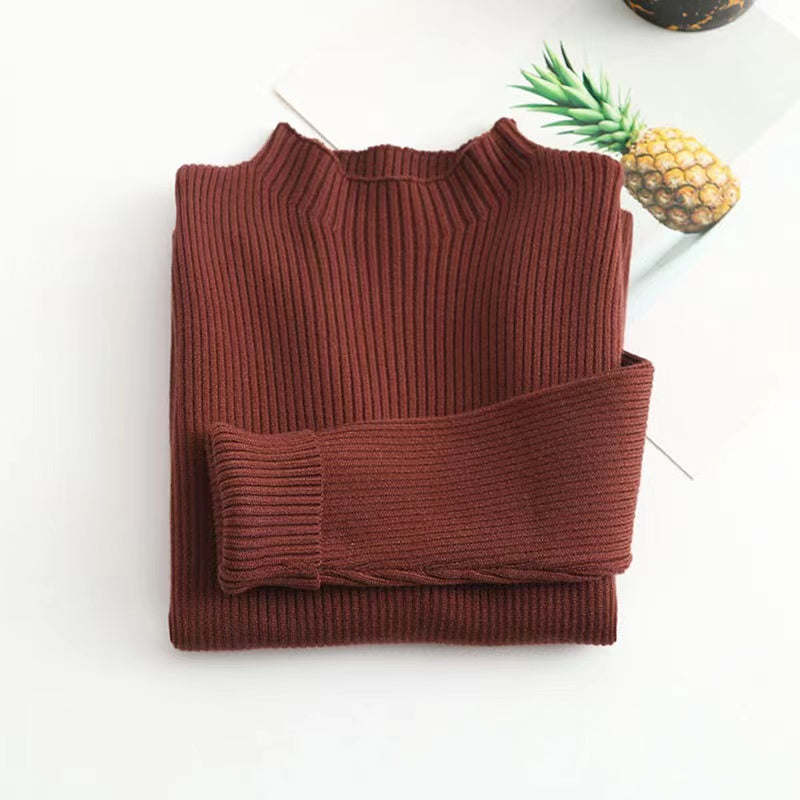 Kids Solid New Arrival Knit Sweater
