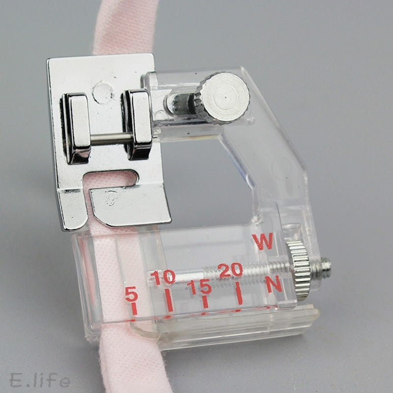 1Pcs hot sale Multi-functional Sewing Machine Adjustable Bias Tape Binding Hemming Presser Foot