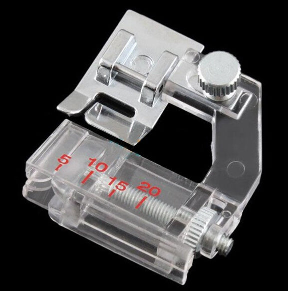 1Pcs hot sale Multi-functional Sewing Machine Adjustable Bias Tape Binding Hemming Presser Foot