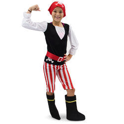 Pretty Pirate Children's Costume, 5-6