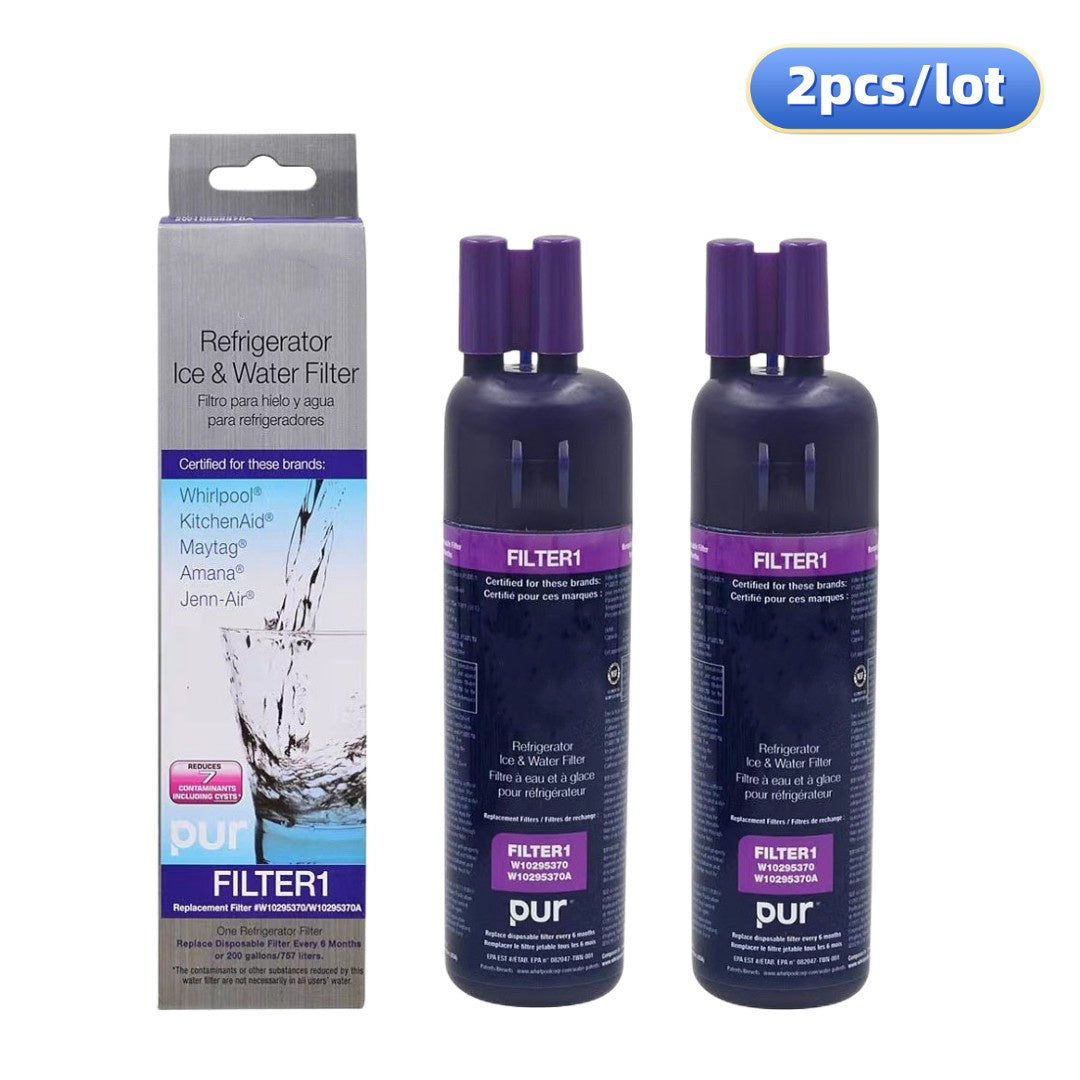 W10295370A, by Whirlpool, Refrigerator Water Filter 1 EDR1RXD1 Compatible