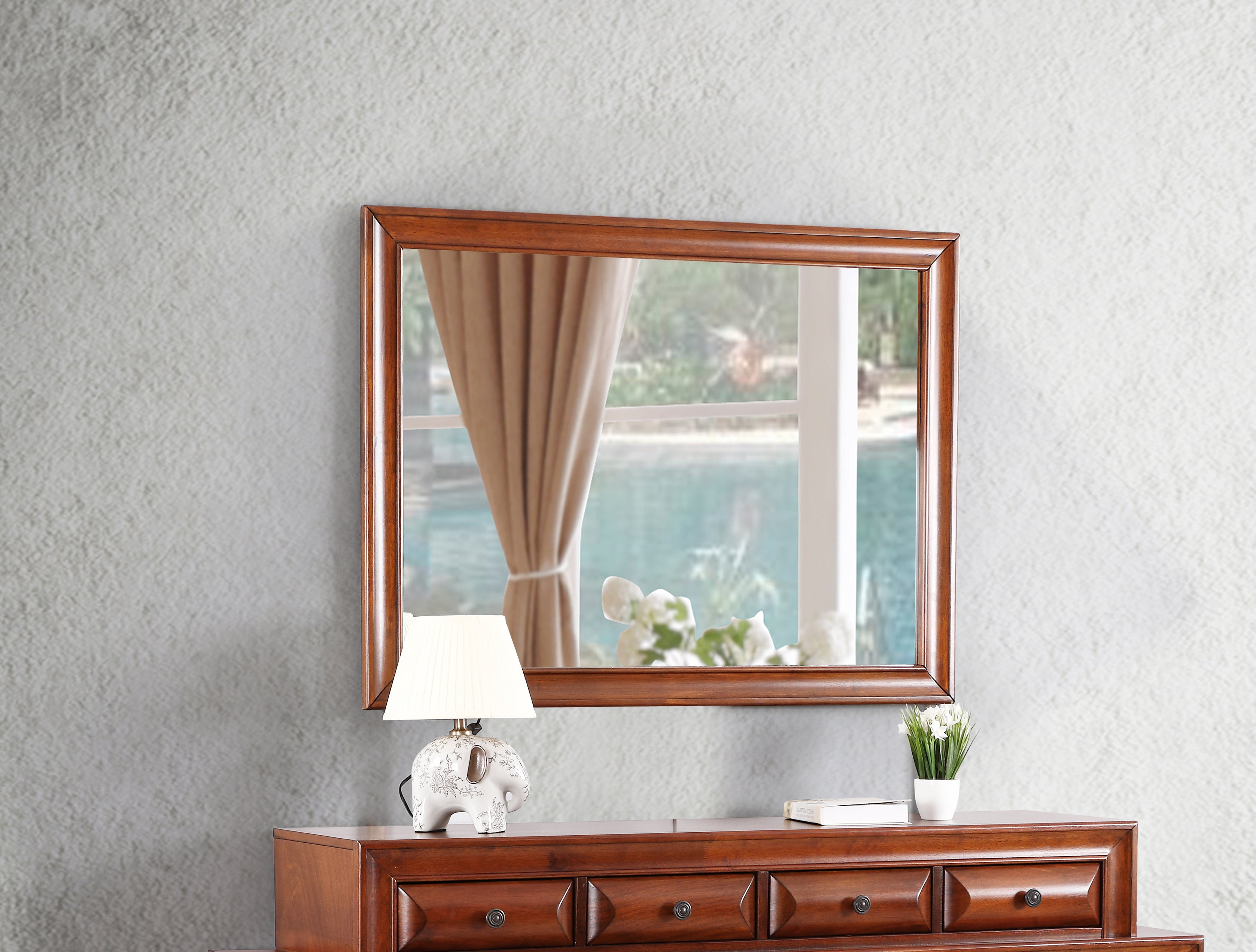 Glory Furniture LaVita G8850-M Mirror , Oak
