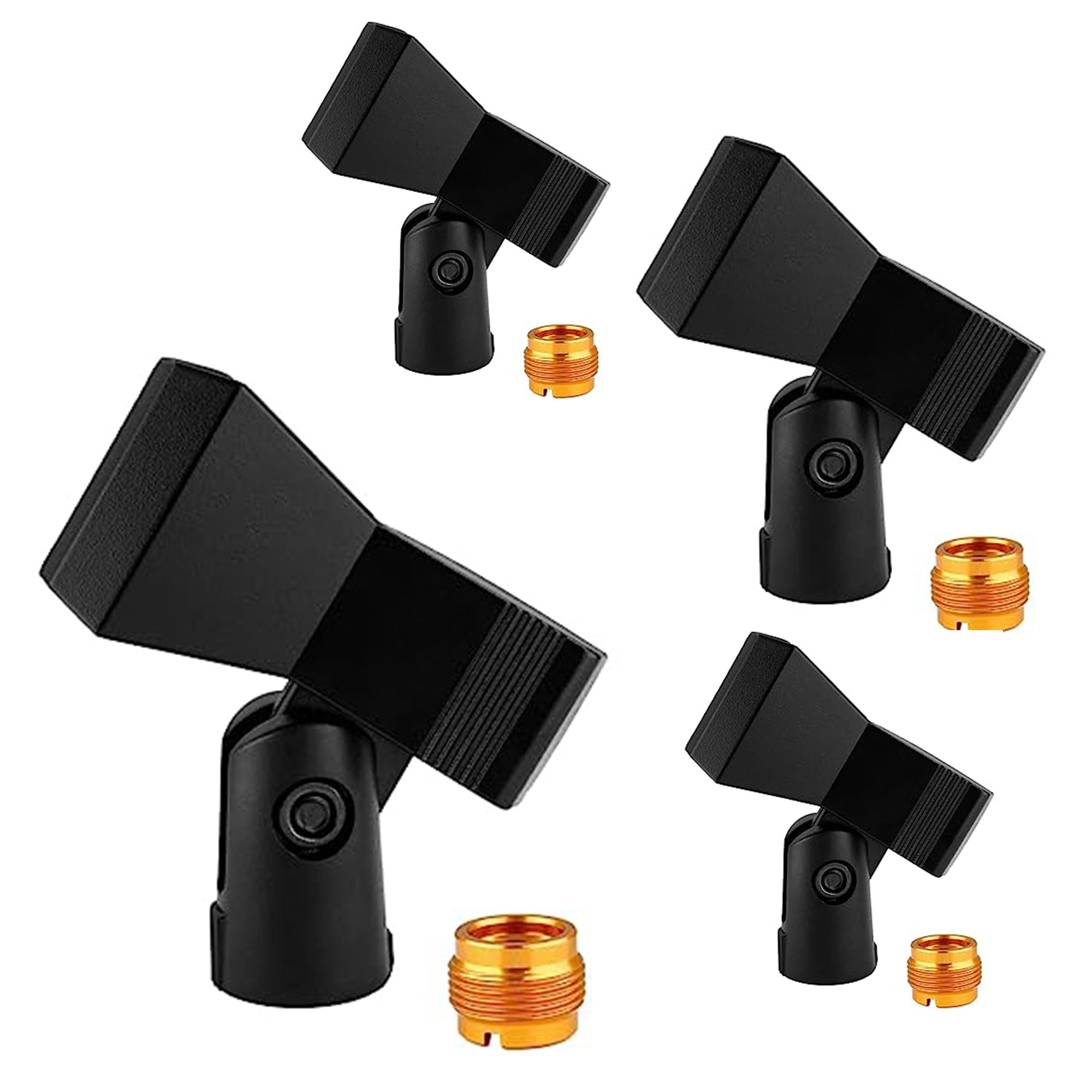5 Core Durable Spring Loaded Premium Microphone Clips/Compatible with Most Handheld Transmitters Less Than 4.5 cm - MC 04