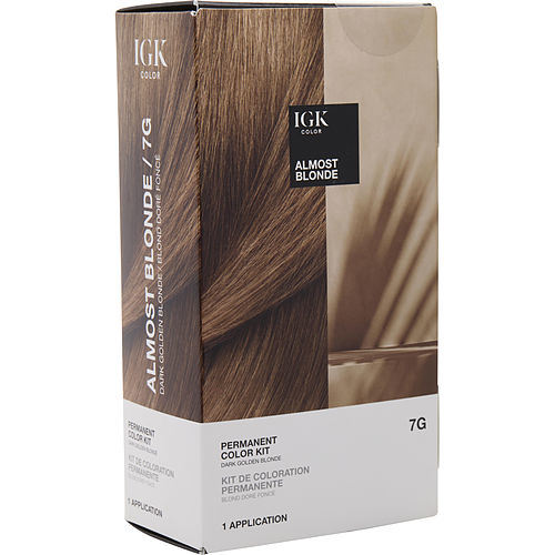 IGK by IGK PERMANENT COLOR KIT - 7G ALMOST BLONDE (GOLDEN BLONDE)