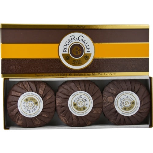 ROGER & GALLET BOIS D'ORANGE by Roger & Gallet SOAP - BOX OF THREE AND EACH IS 3.5 OZ