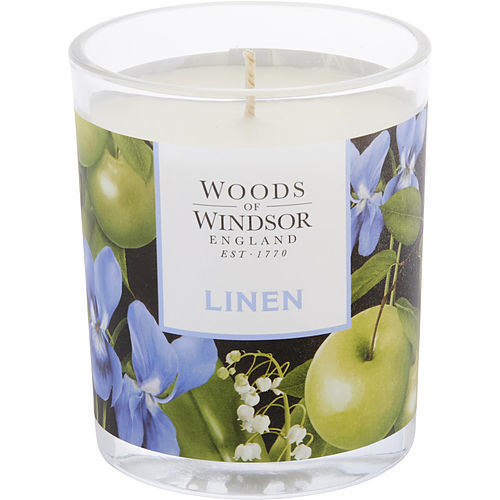 WOODS OF WINDSOR LINEN by Woods of Windsor SCENTED CANDLE 5 OZ