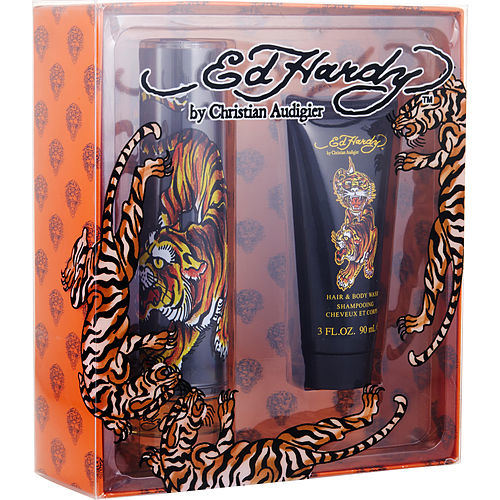 ED HARDY by Christian Audigier EDT SPRAY 3.4 OZ & SHOWER GEL 3 OZ