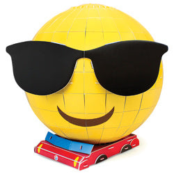 3D Foam Emoji Model, Made in Shades