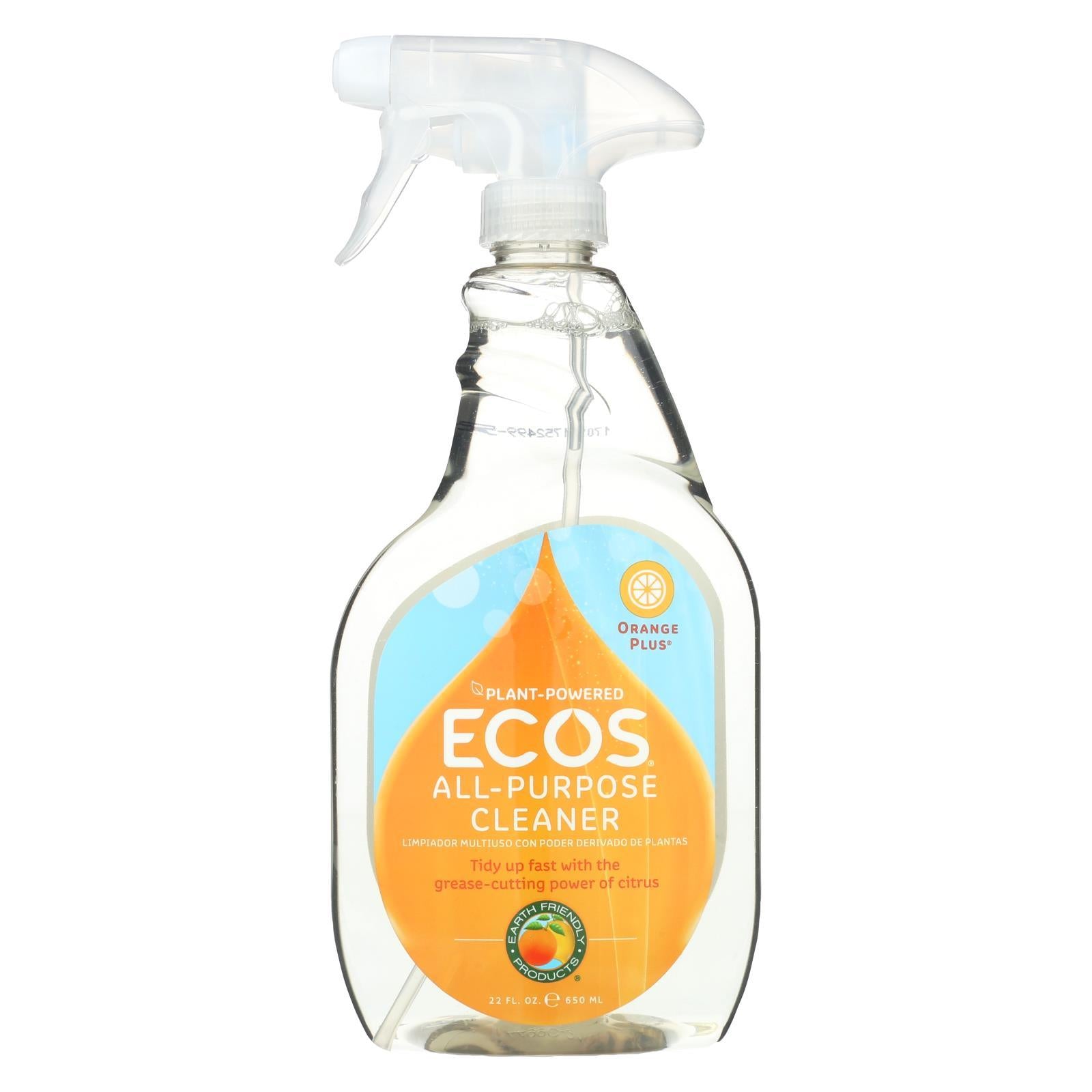 Earth Friendly Orange Plus Cleaner Spray - Case Of 6 - 22 Fl Oz