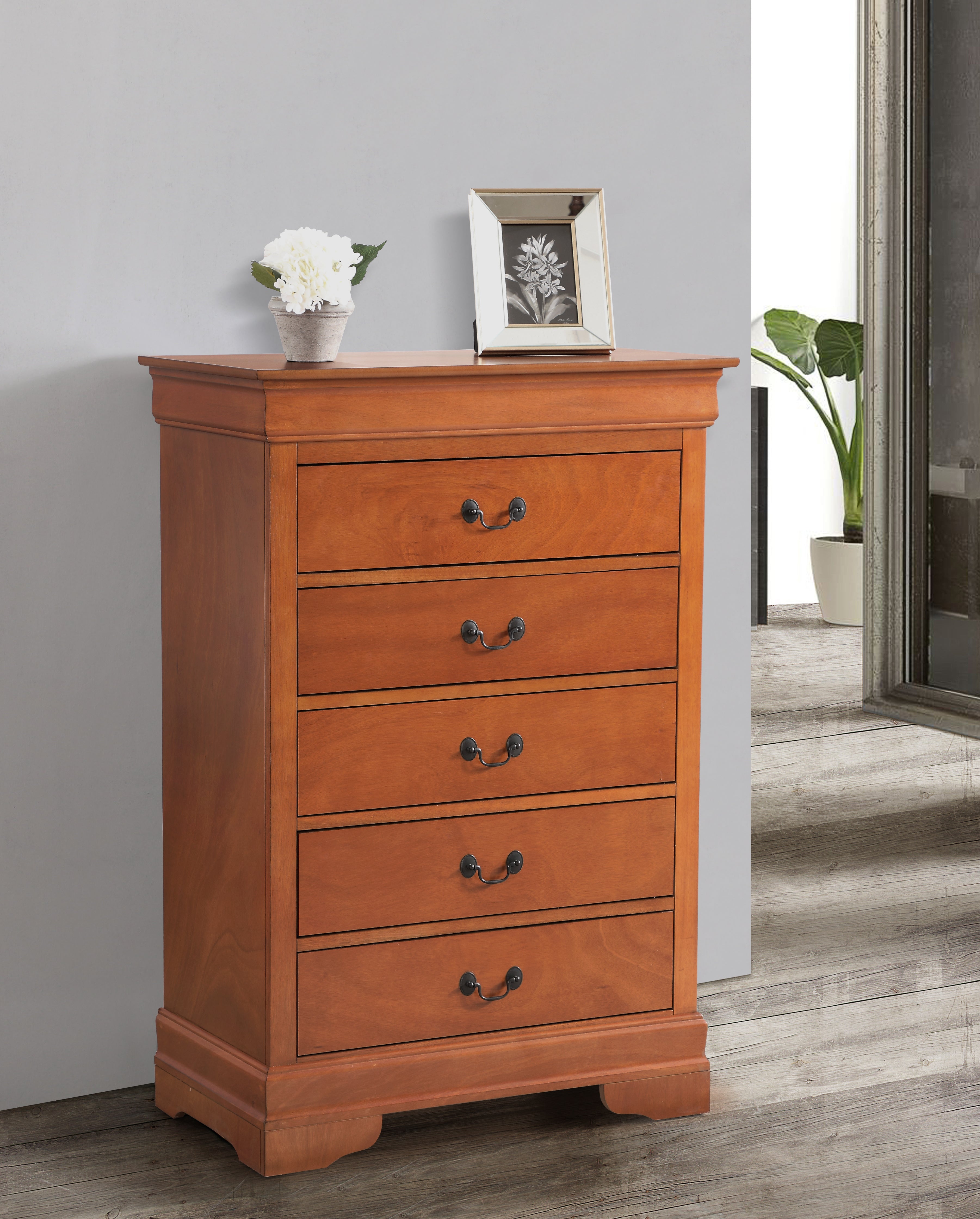 Glory Furniture Louis Phillipe G3160-CH Chest , Oak