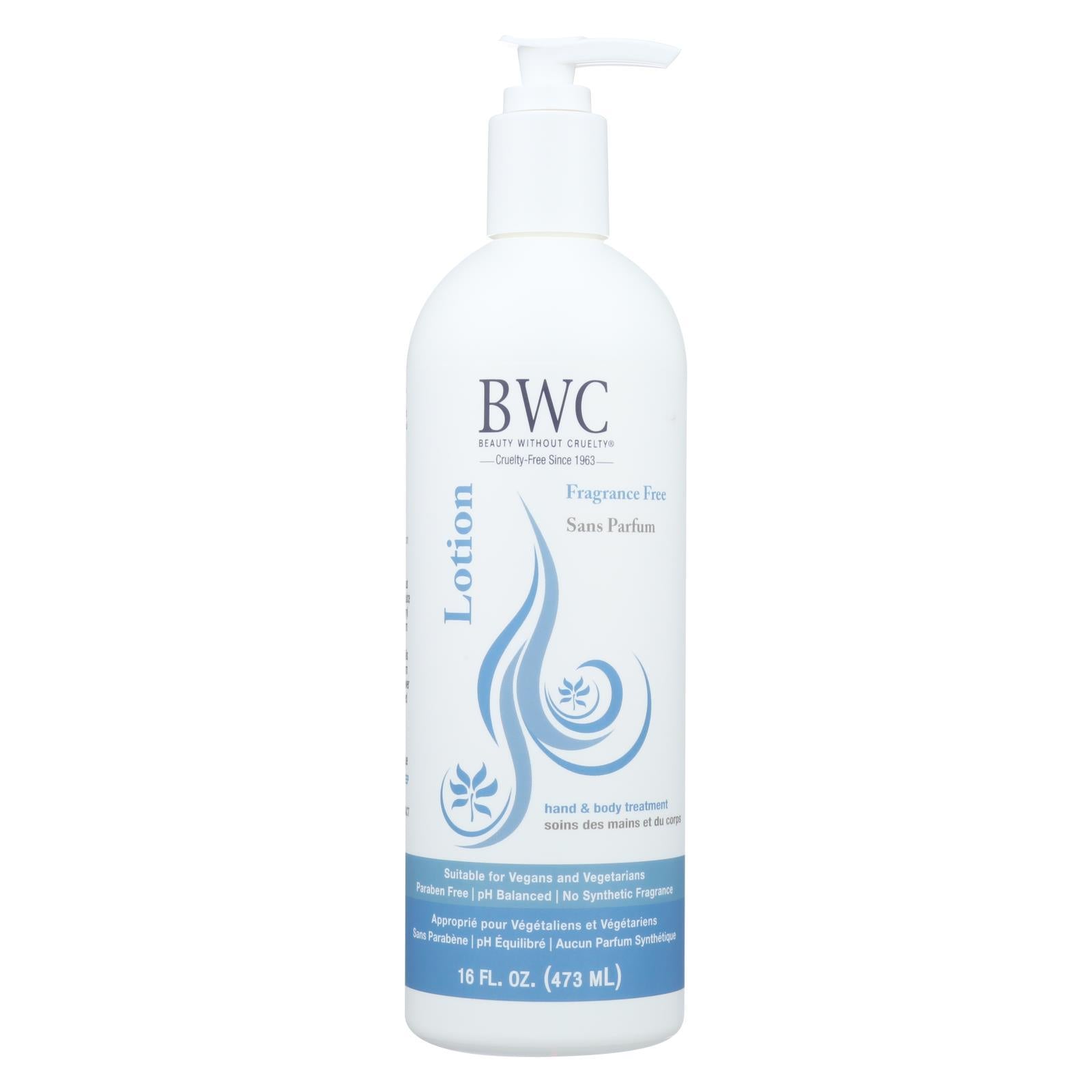 Beauty Without Cruelty - Body Lotion - Fragrance Free - 16 Fl Oz.