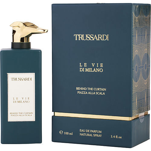 TRUSSARDI BEHIND THE CURTAIN PIAZZA ALLA SCALA by Trussardi EAU DE PARFUM SPRAY 3.4 OZ
