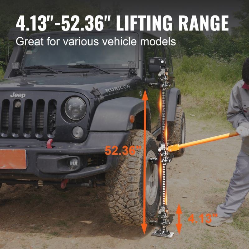 60'High Lift Ratcheting Off Road Utility Farm Jack
