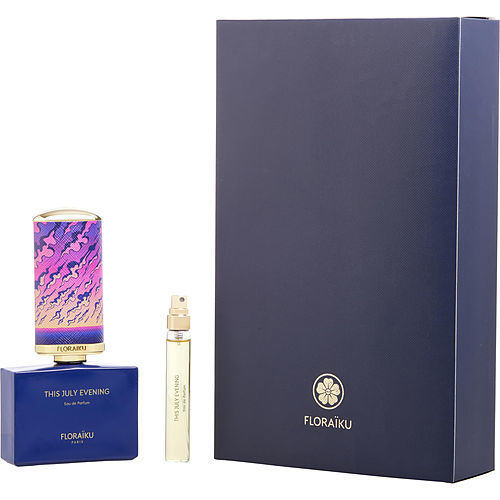 FLORAIKU THIS JULY EVENING by Floraiku EAU DE PARFUM SPRAY 1.7 OZ & EAU DE PARFUM 0.33 OZ MINI