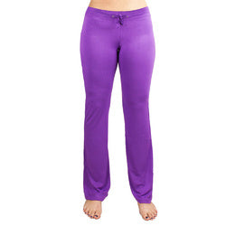 X-Large Purple Relaxed Fit Yoga Pants