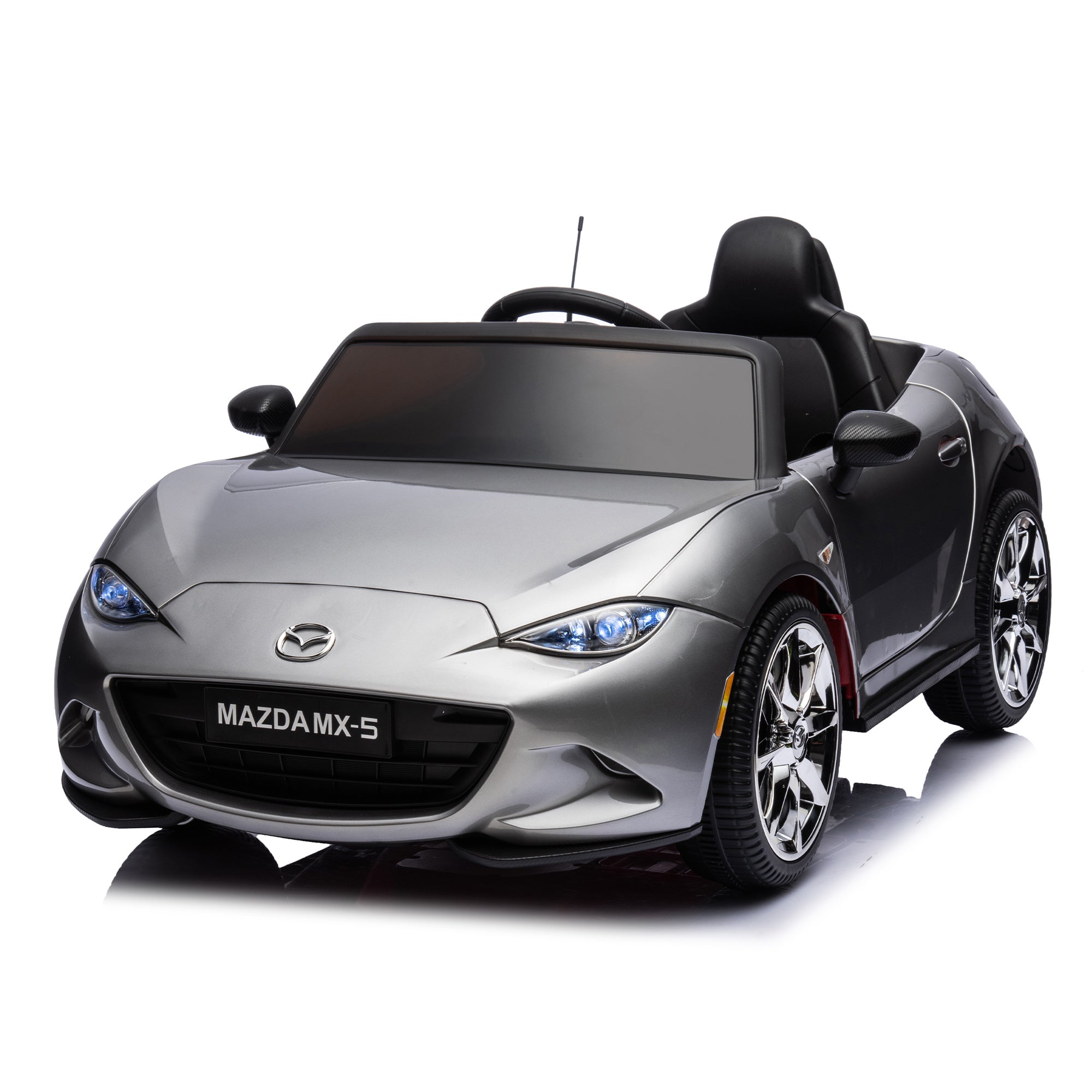 Licensed MAZDA MX-5 RF,12V Kids ride on car 2.4G W/Parents Remote Control,electric car for kids,Three speed adjustable,Power display, USB,MP3 ,Bluetoo