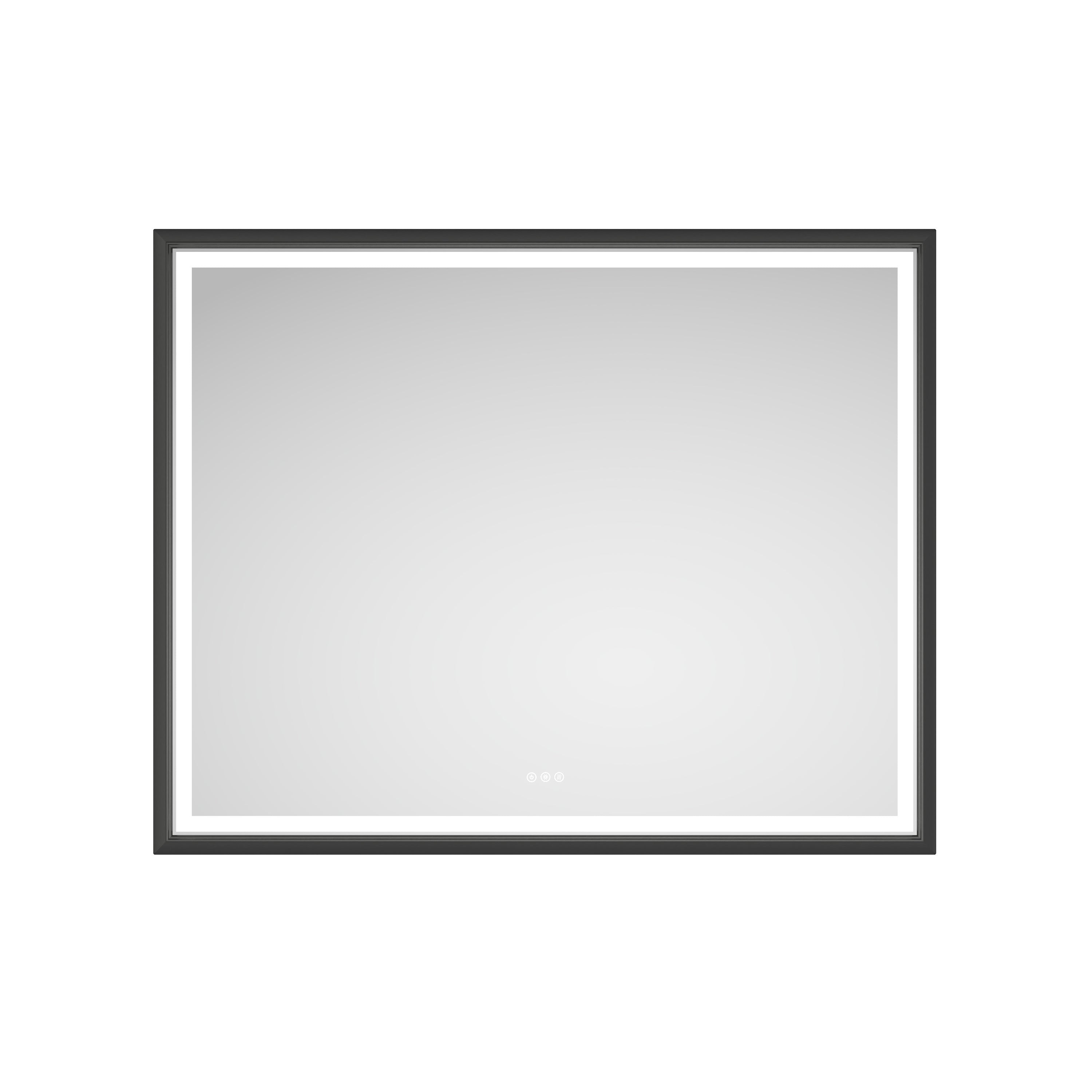 60in. W x 48 in. H LED Lighted Bathroom Wall Mounted Mirror with High Lumen+Anti-Fog Separately Control bedroom full-length mirror bathroom led mirror hair salon mirror