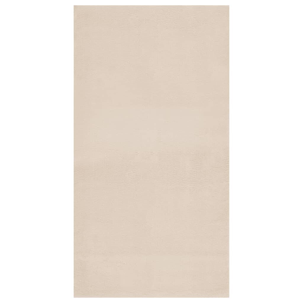 Shaggy Rug Beige 4'x6' Polyester