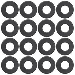 Pack of 16 Black Nylon Washers for Standard Foosball Tables